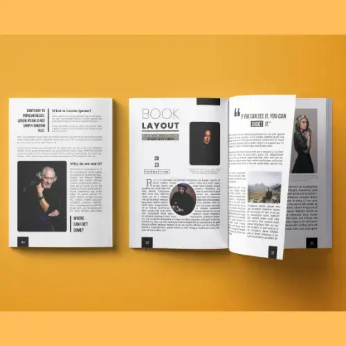 I will design interior book layout, formatting with cover